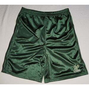 Pro Edge USF Bulls Mesh Athletic Green Shorts 16/18 University South Florida